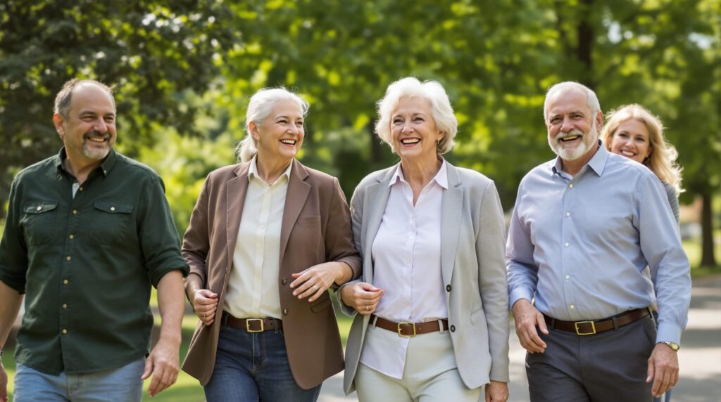 club de marche pour seniors